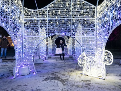 Park Miliona Świateł rozbłys na Kąpielisku Leśnym